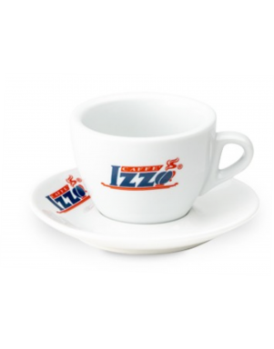 Izzo Cappuccino 6-kops set met schotels (150 cc) - 