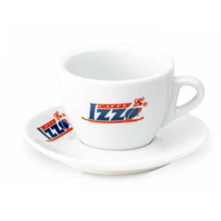 Izzo Cappuccino 6-kops set met schotels (150 cc) - 