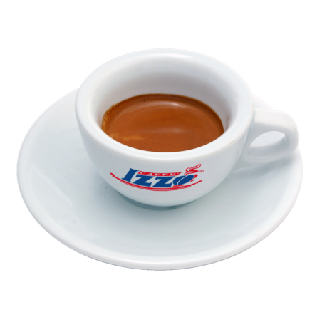 Izzo Cappuccino 6-kops set met schotels (150 cc)